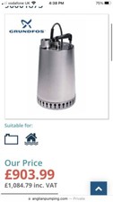 Grundfos AP UNILIFT AP12.40.08.1 Stainless-Steel Submersible Waste Water Pump