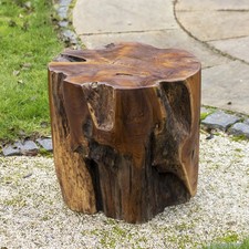Solid Teak Root Block Table