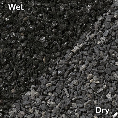 Black basalt garden - basalt, &