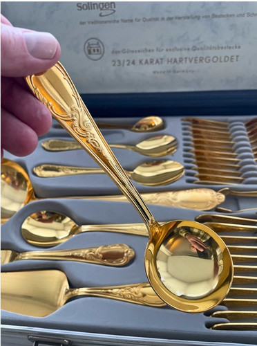 24k gold plated cutlery - 23/24k,