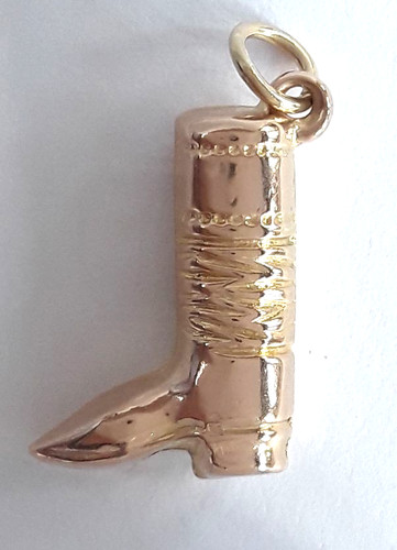 Vintage 9ct gold knee length - vintage, gold,