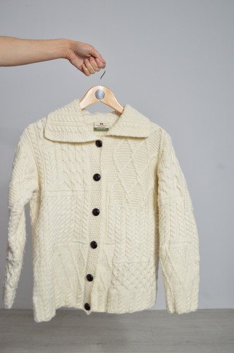 Vintage cardigan merino - merino, irish