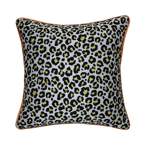 Leopard print throw pillow - leopard,