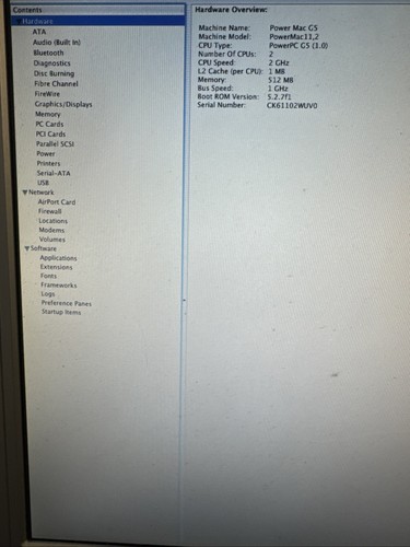 2005 power mac - power, (working)