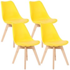 4 x Dining Chairs Beech Wood