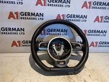 GENUINE 09-12 AUDI A3 8P STEERING WHEEL S LINE FLAT BOTTOM 8J0419091G
