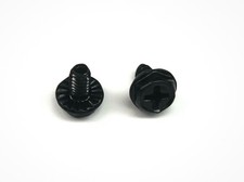 4pcs - 6-32 x 6mm Black PC