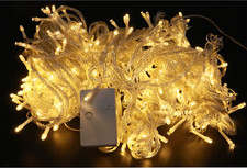 Warm White Icicle LED String