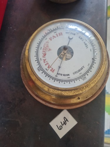 Barometer wood surround - barometer,