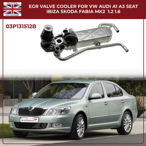 Egr valve cooler for polo - cooler,