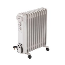 NEW! 2500W 11 Fin Portable Oil Filled Radiator Electric Heater