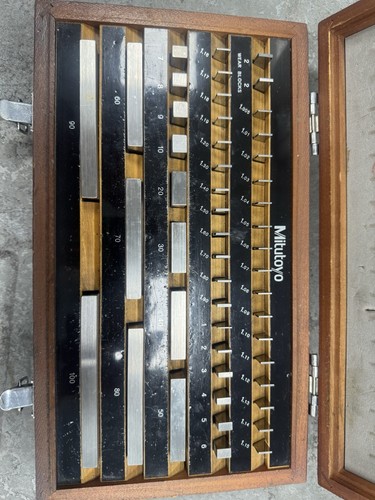 Mitutoyo 49pc slip gauge - 49pc, /