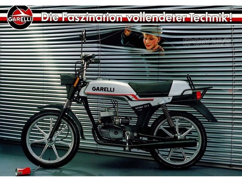 Brochure garelli for moped - garelli,