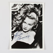 Rhonda Fleming Signed Photo