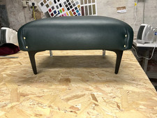 REAL LEATHER Footstool