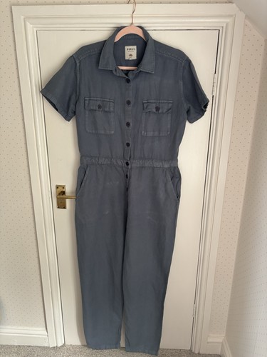 Women burgs blue linen - women’s,
