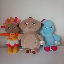 In The Night Garden Set Of 3 Plushes(note Iggle Piggle Has No Blanket)