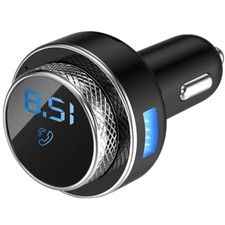Bluetooth Car Radio Adapter Wireless FM Transmitter USB QC3.0 Fast Phone Charger