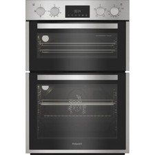 Hotpoint DIH 12D IX Built In 59cm Electric Double Oven Stainless Steel A/A