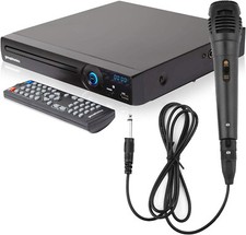 GTDVD-181 Compact Multi Region DVD Player With Karaoke Mic USB, HDMI, Scart