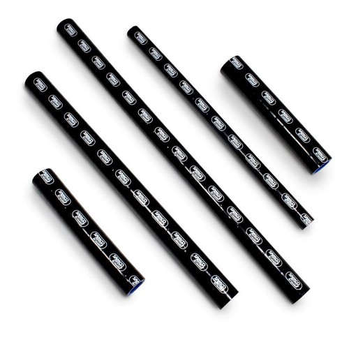Black samco silicon rad hoses - black,