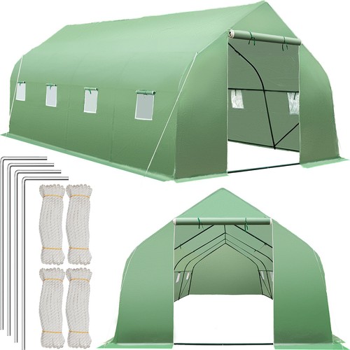 Greenhouse steel frame poly - , pe