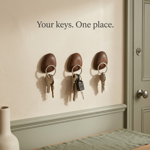 Magnetic wooden key - wooden, box