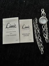 H.Samuel Limit Women's Silver Tone Bracelet And Watch Gift Set