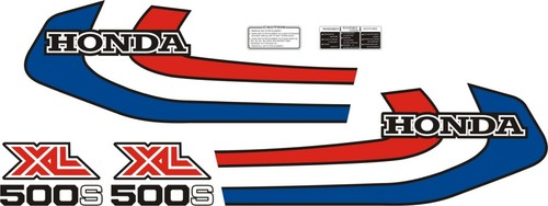 Honda xl500s decal kit - xl500s,