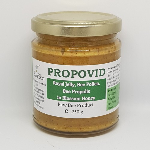 Raw honey with propolis royal - raw,