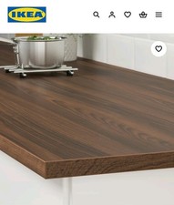 EKBACKEN Brown Walnut Effect Wall Edge