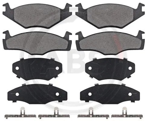 Front brake pad set - front, disc