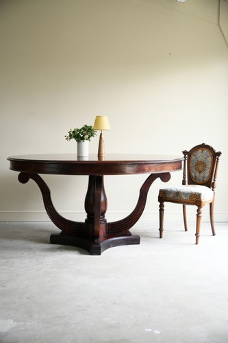 Regency style mahogany round - regency,
