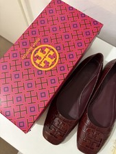 Tory Burch Burgundy Croc