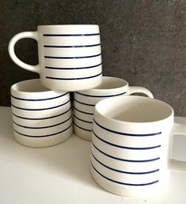 Stripey Mugs New Stoneware