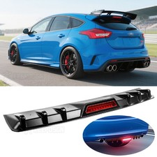 For Ford Focus RS ST MK3 MK4 Shark Fin Rear Diffuser Bumper Spoiler Lip Splitter