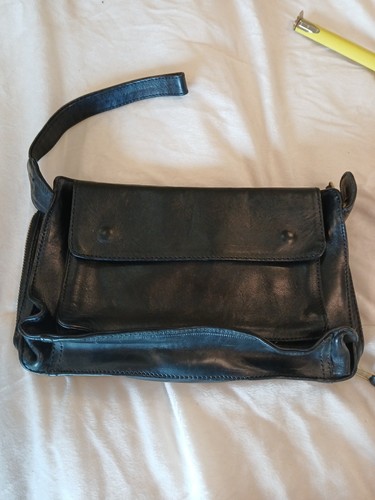 Leather gun handbag - leather,