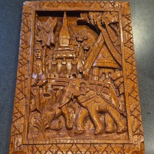 Hand Carved Teak Wood Elephant