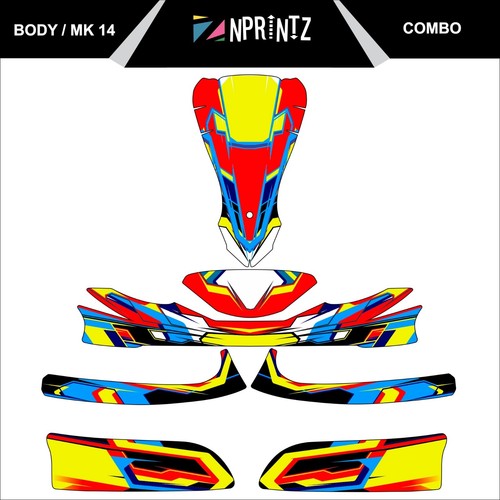 Combo full kart sticker - full,