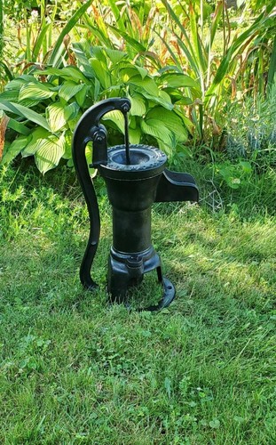 Vintage deming hand pump - hand,