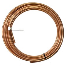 10mm x 10m Copper Coil Plain