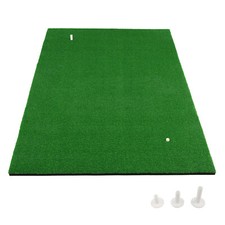 Golf Hitting Mat Standard Real Feel Golf Practice Mat Synthetic Turf 1.5 m x 1m