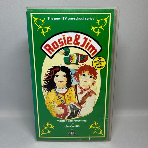 Vintage rosie jim - vintage, vhs
