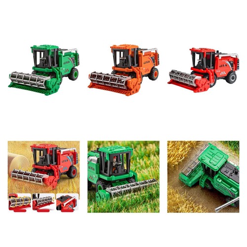 Combine harvester toy farm - harvester, car