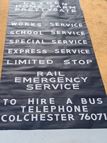 Colchester bus blind - bus,