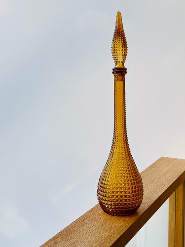 Amber glass empoli genie - glass,
