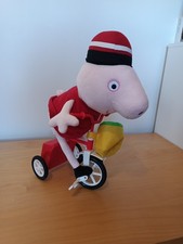 Peppa Pig Riding On Bicycle &