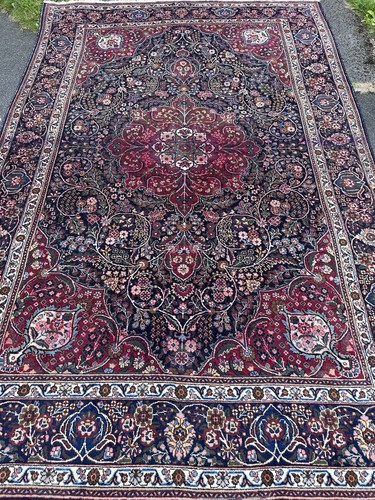Vintage large persian rug 370 - vintage,
