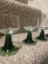 Vintage 4x  Luminarc Green