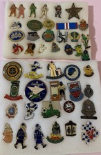 45 Assorted Police Pin Badges
